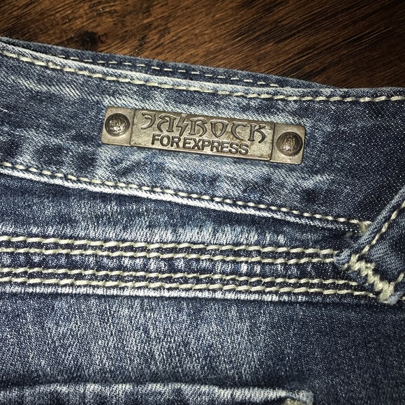 Express Rerock Bootcut Jeans - Picture 2 of 5